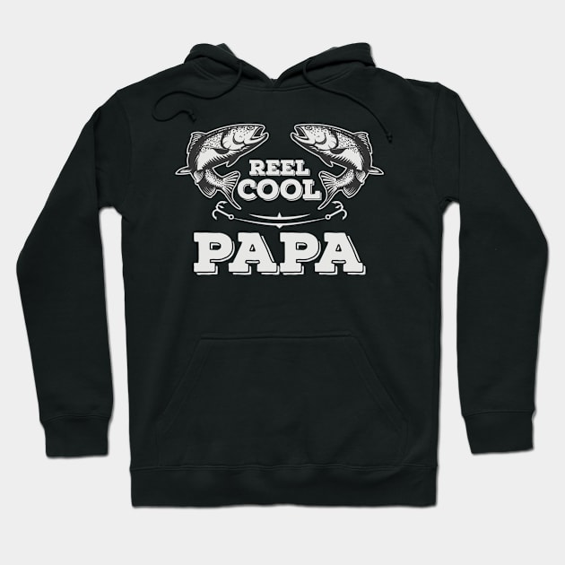 Reel Fishing For Grandpa Papa Fathers Day Hoodie by HypeRamen